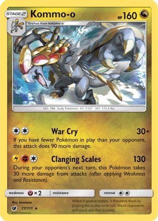 Kommo-o (77) [SM - Crimson Invasion] Reverse Holofoil - Deck Out Gaming