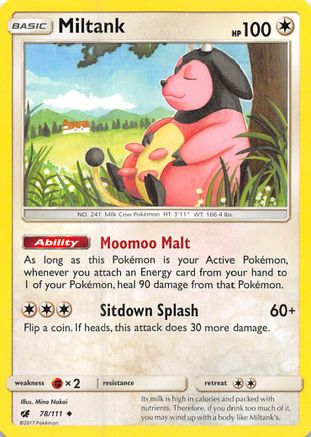 Miltank (78) [SM - Crimson Invasion] Reverse Holofoil - Deck Out Gaming