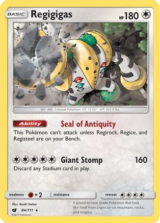 Regigigas (84) [SM - Crimson Invasion] Reverse Holofoil - Deck Out Gaming