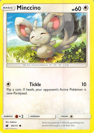 Minccino (85) [SM - Crimson Invasion] Reverse Holofoil - Deck Out Gaming