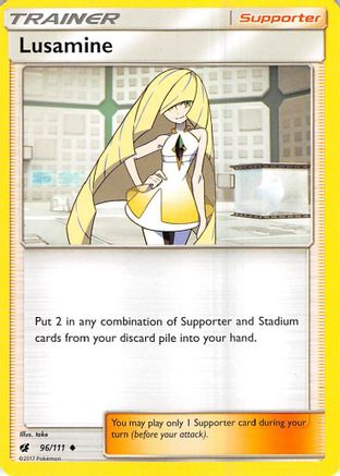 Lusamine (96) [SM - Crimson Invasion] Reverse Holofoil - Deck Out Gaming