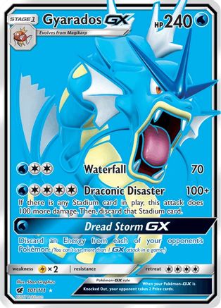 Gyarados GX (Full Art) (101) [SM - Crimson Invasion] Holofoil - Deck Out Gaming