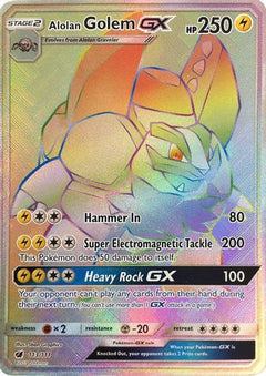 Alolan Golem GX (Secret) (113) [SM - Crimson Invasion] Holofoil - Deck Out Gaming