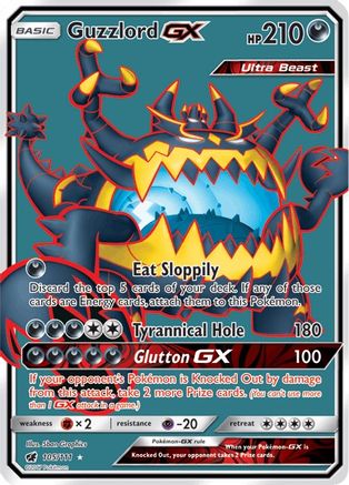 Guzzlord GX (Full Art) (105) [SM - Crimson Invasion] Holofoil - Deck Out Gaming