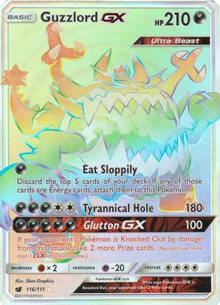 Guzzlord GX (Secret) (116) [SM - Crimson Invasion] Holofoil - Deck Out Gaming