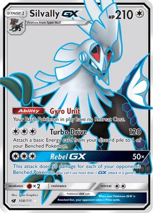 Silvally GX (Full Art) (108) [SM - Crimson Invasion] Holofoil - Deck Out Gaming
