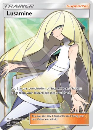 Lusamine (Full Art) (110) [SM - Crimson Invasion] Holofoil - Deck Out Gaming