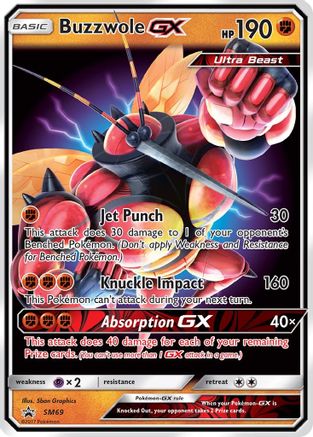 Buzzwole GX - SM69 (SM69) [SM Promos] Holofoil - Deck Out Gaming