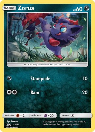Zorua - SM83 (SM83) [SM Promos] Holofoil - Deck Out Gaming