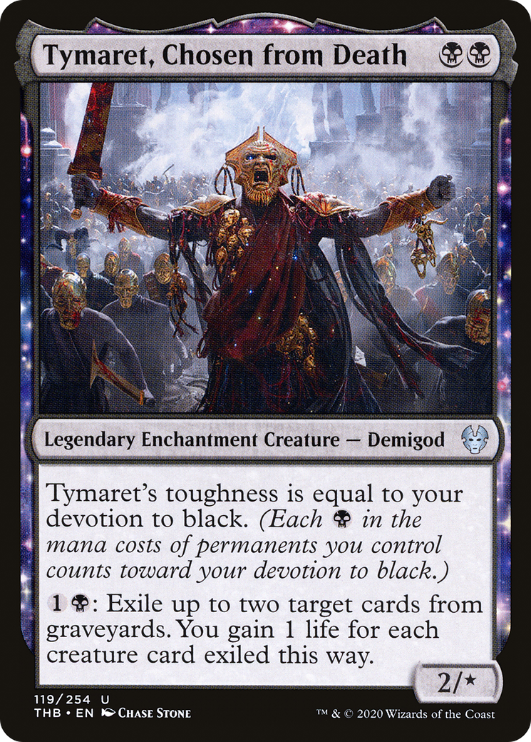 Tymaret, Chosen from Death (119) [Theros Beyond Death] foil - Deck Out Gaming