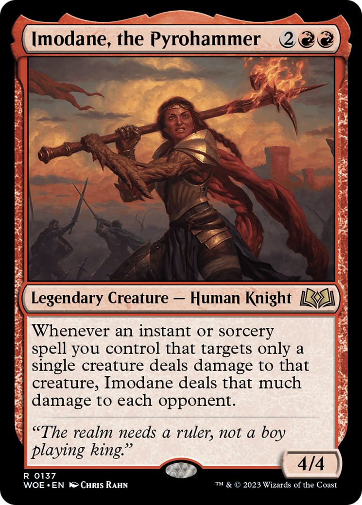 Imodane, the Pyrohammer (137) [Wilds of Eldraine] - Deck Out Gaming