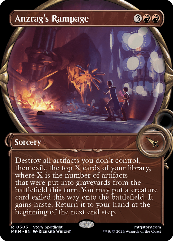 Anzrag's Rampage (Showcase) (303) [Murders at Karlov Manor] foil - Deck Out Gaming