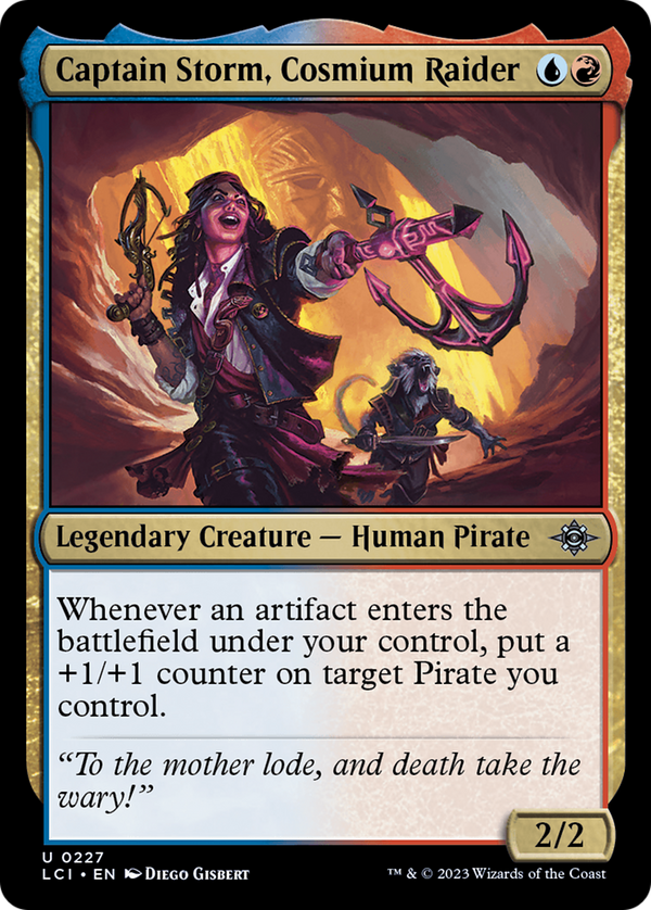 Captain Storm, Cosmium Raider (227) [The Lost Caverns of Ixalan] foil - Deck Out Gaming
