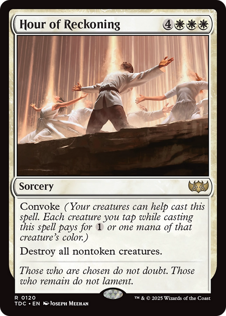 Hour of Reckoning (120) [Commander: Tarkir: Dragonstorm] - Deck Out Gaming
