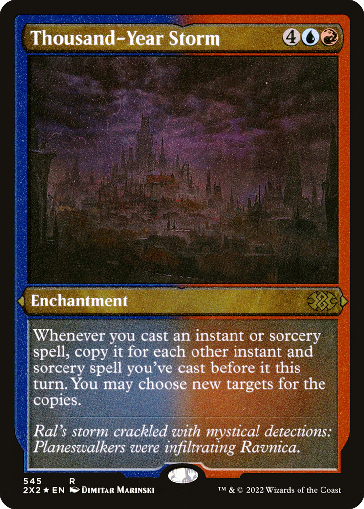 Thousand-Year Storm (Foil Etched) (545) [Double Masters 2022] foil - Deck Out Gaming