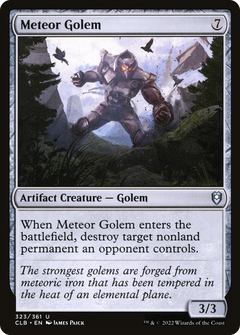 Meteor Golem (323) [Commander Legends: Battle for Baldur's Gate] foil - Deck Out Gaming