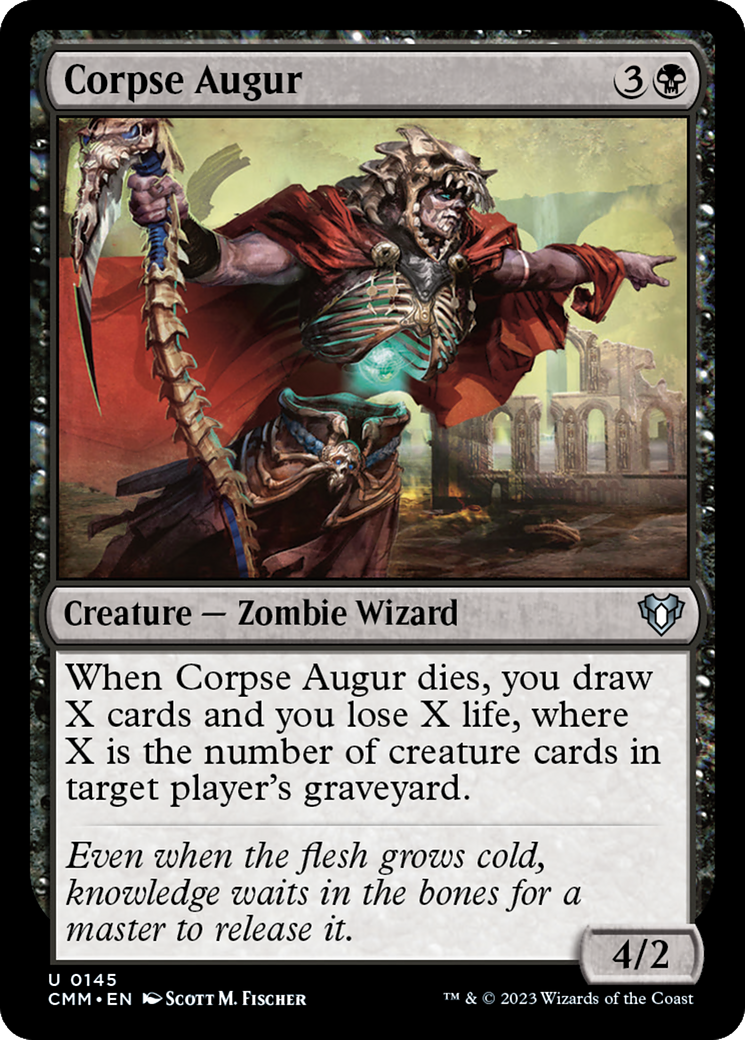 Corpse Augur (145) [Commander Masters] foil - Deck Out Gaming