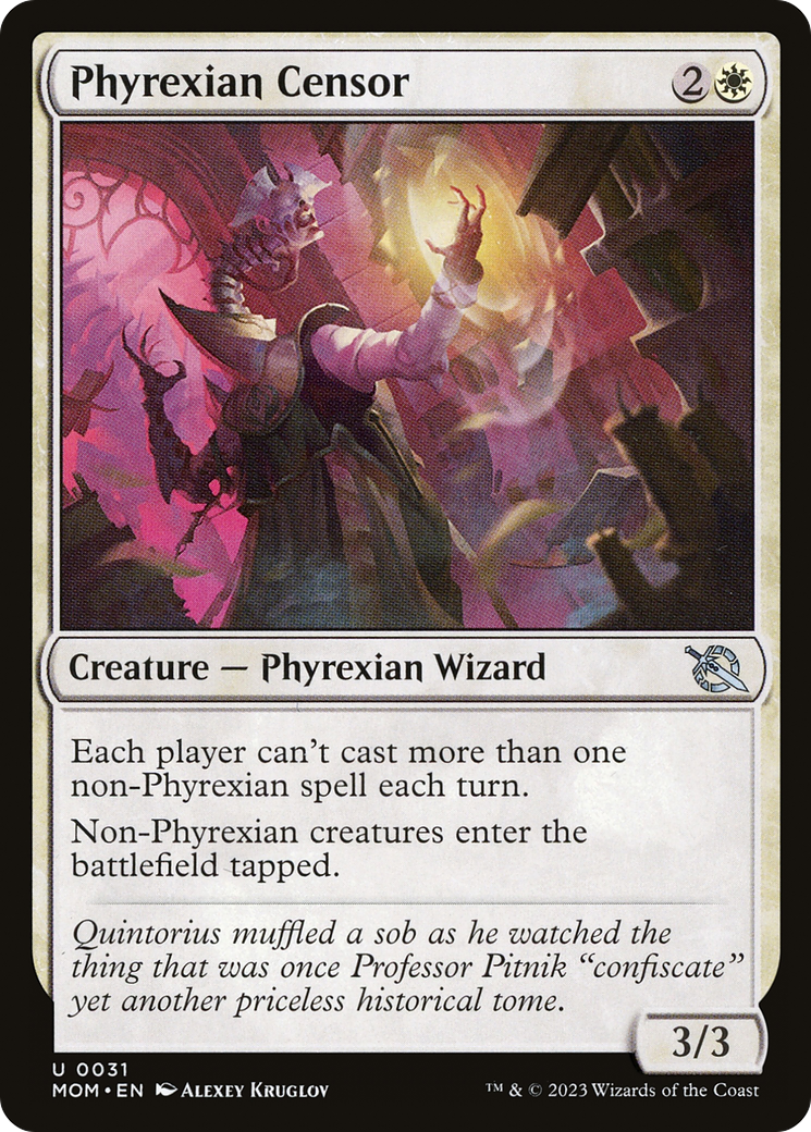 Phyrexian Censor (31) [March of the Machine] - Deck Out Gaming