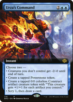 Urza's Command (Extended Art) (318) [The Brothers' War] foil - Deck Out Gaming