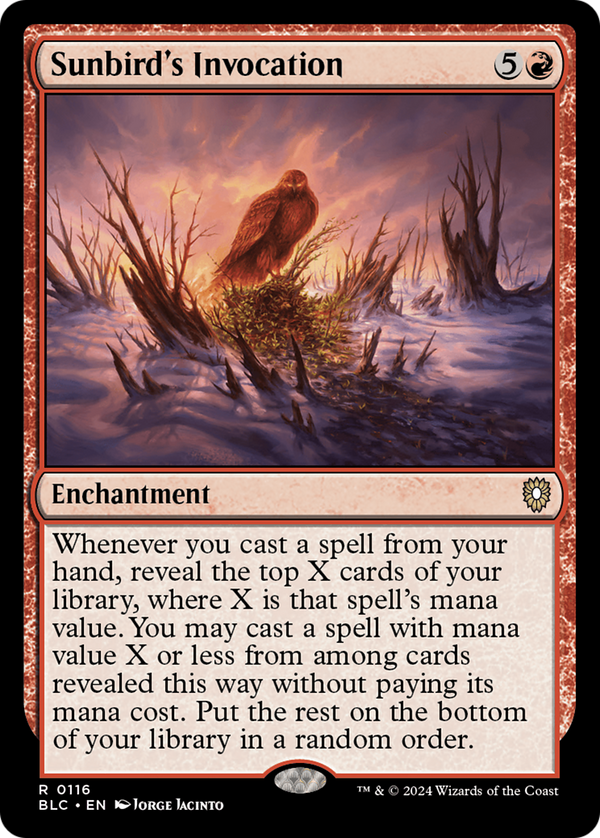 Sunbird's Invocation (116) [Bloomburrow Commander] - Deck Out Gaming