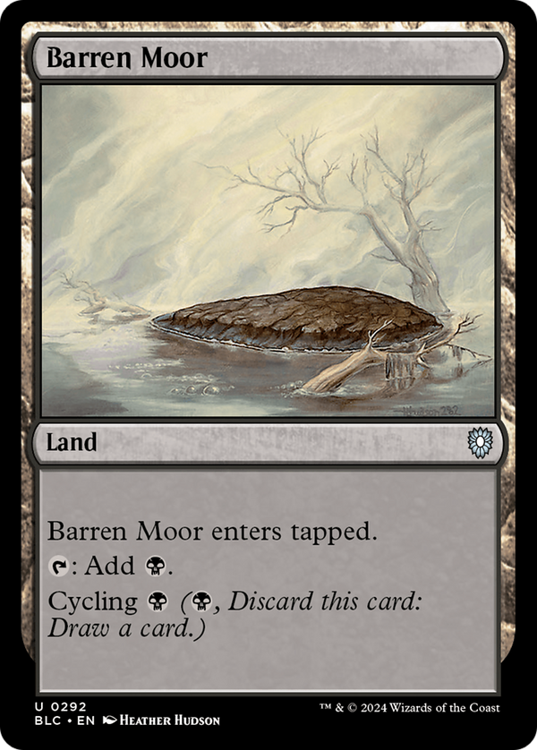 Barren Moor (292) [Bloomburrow Commander] - Deck Out Gaming