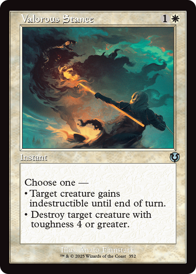 Valorous Stance (Retro Frame) (352) [Innistrad Remastered] - Deck Out Gaming