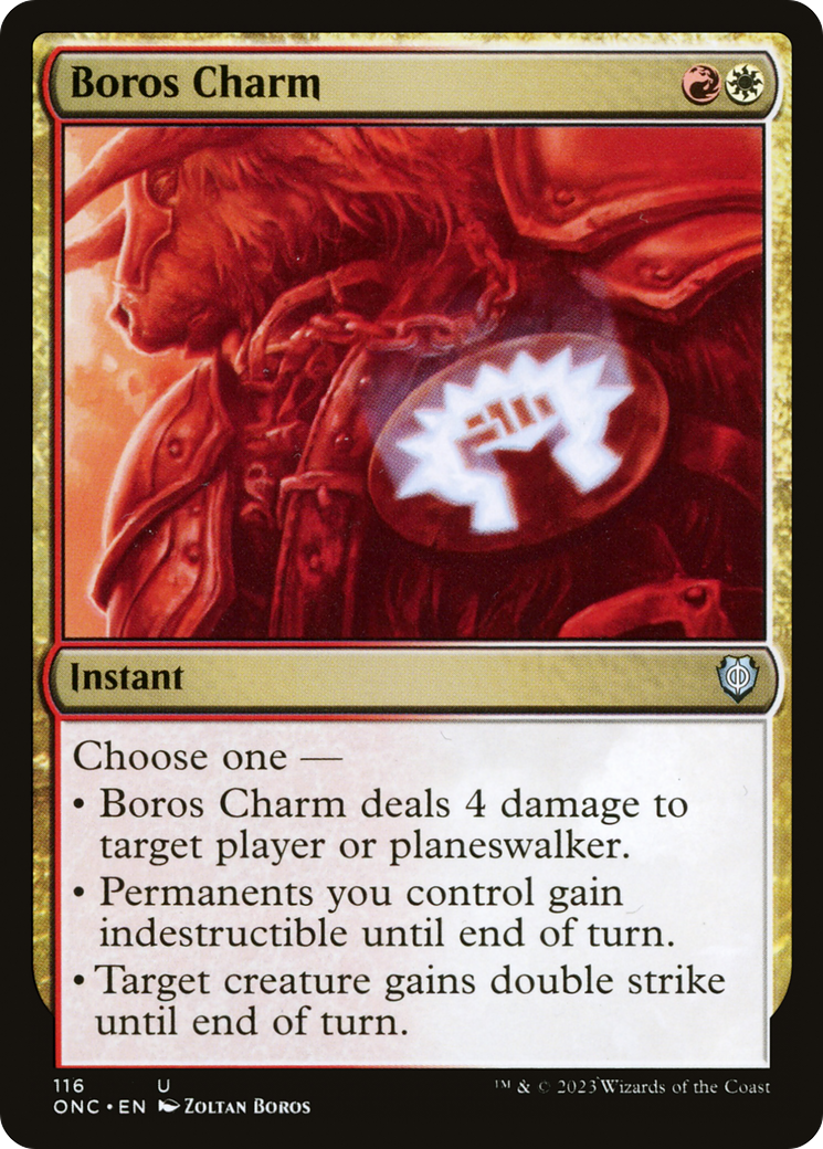 Boros Charm (116) [Phyrexia: All Will Be One Commander] - Deck Out Gaming