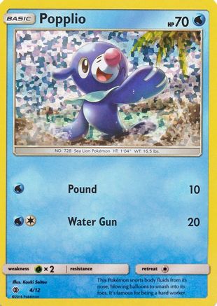 Popplio - 4/12 (4) [McDonald's Promos 2017] Holofoil - Deck Out Gaming