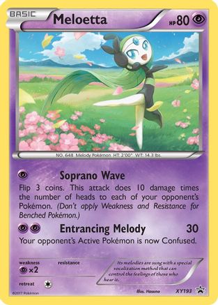 Meloetta - XY193 (XY193) [XY Promos] Holofoil - Deck Out Gaming