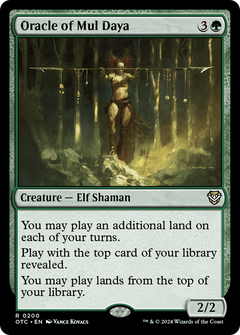 Oracle of Mul Daya (200) [Outlaws of Thunder Junction Commander] - Deck Out Gaming