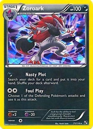 Zoroark (Cracked Ice Holo) (71) [Blister Exclusives] - Deck Out Gaming