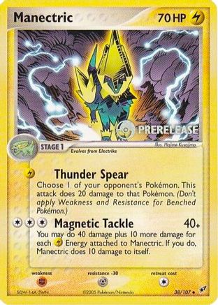 Manectric - 38/107 (Prerelease) (38) [Nintendo Promos] - Deck Out Gaming