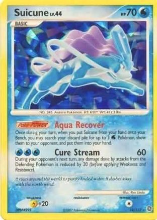 Suicune - 19/132 (Cracked Ice Holo) (19) [Miscellaneous Cards & Products] Holofoil - Deck Out Gaming