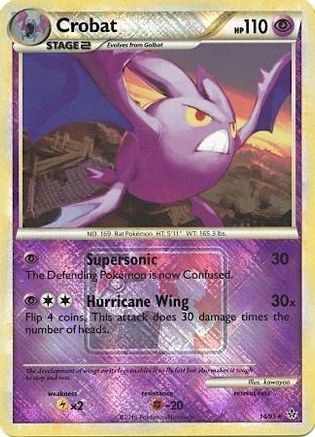 Crobat - 14/95 (League Promo) (14) [League & Championship Cards] Reverse Holofoil - Deck Out Gaming