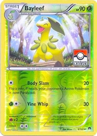 Bayleef - 2/122 (Pokemon League) (2) [League & Championship Cards] Reverse Holofoil - Deck Out Gaming