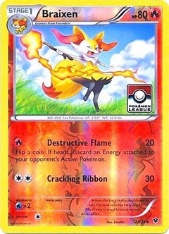 Braixen - 12/124 (Pokemon League) (12) [League & Championship Cards] Reverse Holofoil - Deck Out Gaming