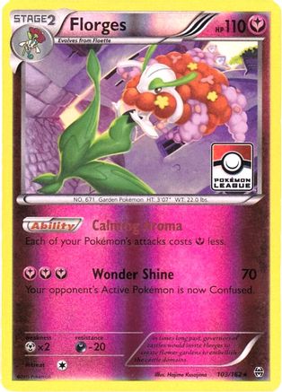Florges - 103/162 (Pokemon League) (103) [League & Championship Cards] Reverse Holofoil - Deck Out Gaming