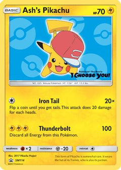 Ash's Pikachu - SM114 (SM114) [SM Promos] - Deck Out Gaming