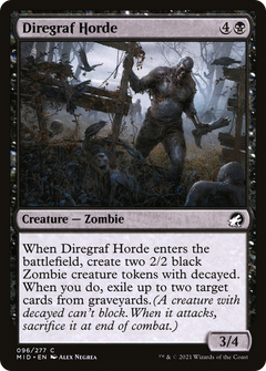 Diregraf Horde (96) [Innistrad: Midnight Hunt] foil - Deck Out Gaming