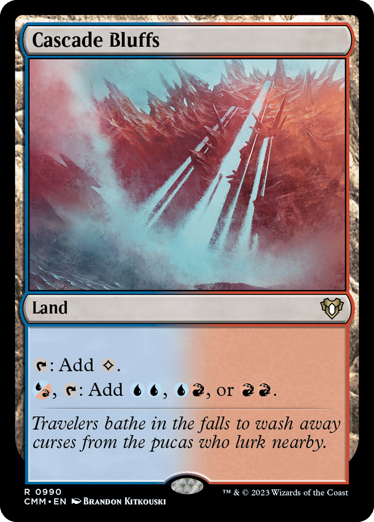 Cascade Bluffs (990) [Commander Masters] - Deck Out Gaming