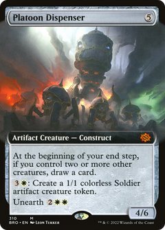 Platoon Dispenser (Extended Art) (310) [The Brothers' War] - Deck Out Gaming