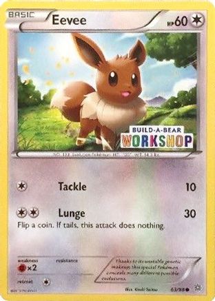 Eevee - 63/98 (Build-A-Bear Workshop Exclusive) (63) [Miscellaneous Cards & Products] - Deck Out Gaming