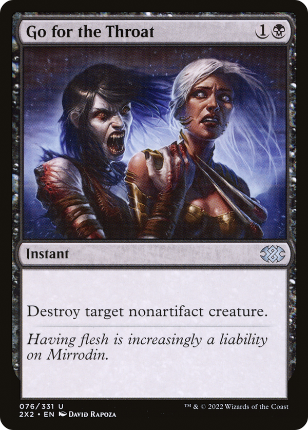 Go for the Throat (76) [Double Masters 2022] - Deck Out Gaming