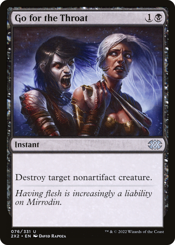 Go for the Throat (76) [Double Masters 2022] - Deck Out Gaming