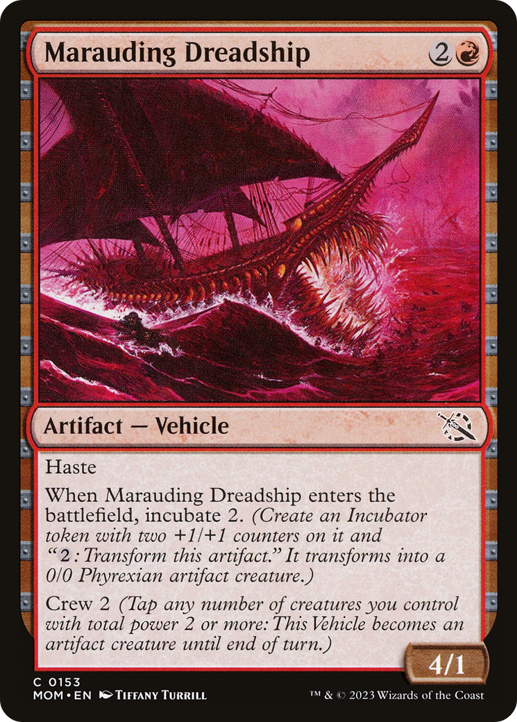 Marauding Dreadship (153) [March of the Machine] foil - Deck Out Gaming