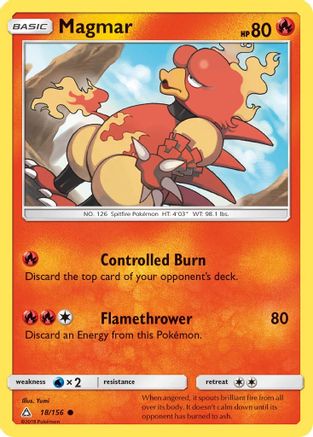 Magmar (18) [SM - Ultra Prism] Reverse Holofoil - Deck Out Gaming
