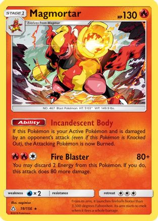 Magmortar (19) [SM - Ultra Prism] Holofoil - Deck Out Gaming