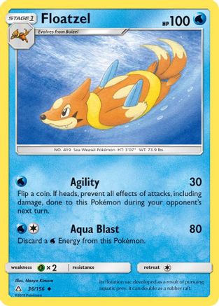Floatzel (36) [SM - Ultra Prism] - Deck Out Gaming