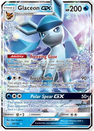 Glaceon GX (39) [SM - Ultra Prism] Holofoil - Deck Out Gaming