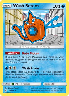 Wash Rotom (40) [SM - Ultra Prism] Reverse Holofoil - Deck Out Gaming